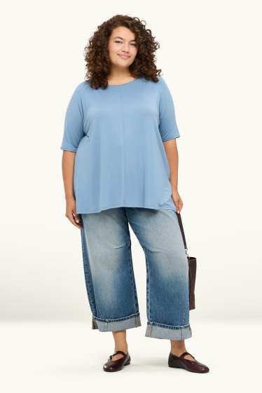 Dona - Barrel Jeans - high waist - texà blau