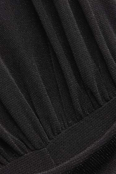 Dona - Granota - efecte brillant - negre