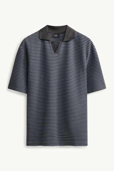 Home - Polo - blau / gris fosc