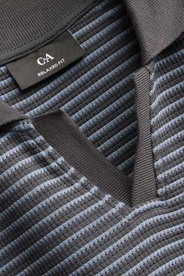 Home - Polo - blau / gris fosc