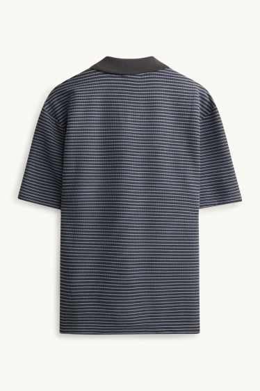 Home - Polo - blau / gris fosc
