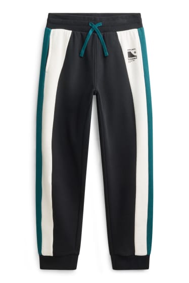 Kinderen: jongens - Set - hoodie en joggingbroek - 2-delig - petrol