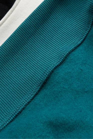 Kinderen: jongens - Set - hoodie en joggingbroek - 2-delig - petrol