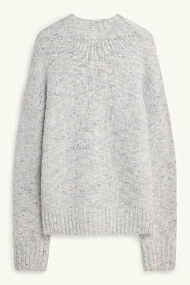 Women - Cardigan - light blue-melange