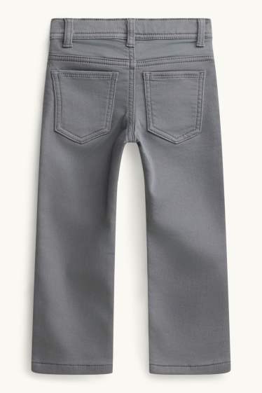 Kinderen: jongens - Straight jeans - thermojeans - grijs