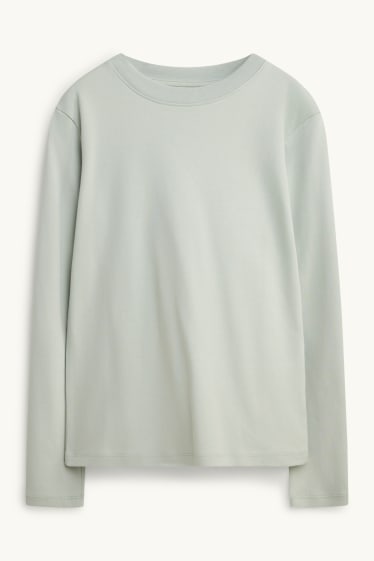 Dames - Longsleeve - regular fit - lichtgroen