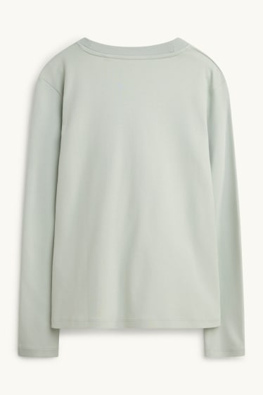 Dames - Longsleeve - regular fit - lichtgroen