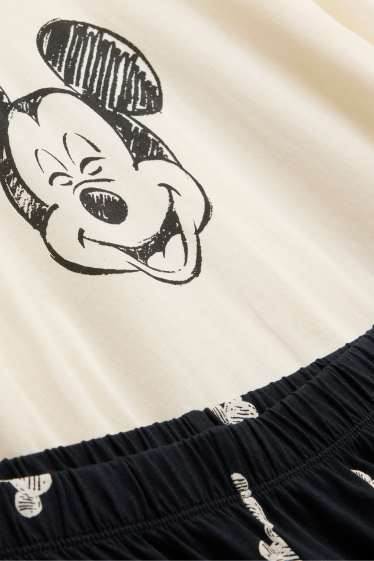 Femei - Pijama - Mickey Mouse - alb / negru