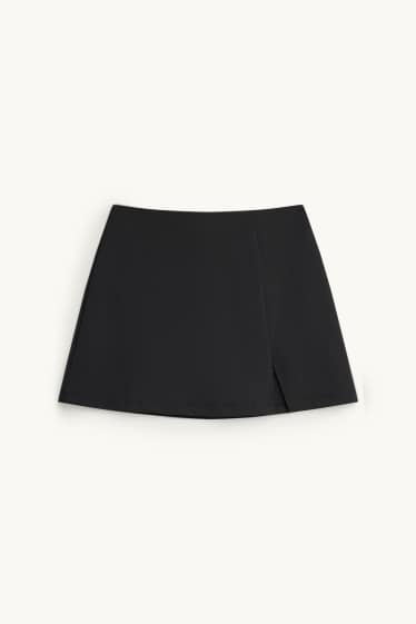 Femei - Fustă din denim - negru