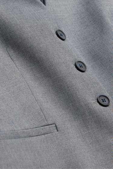 Women - Business waistcoat - regular fit - gray