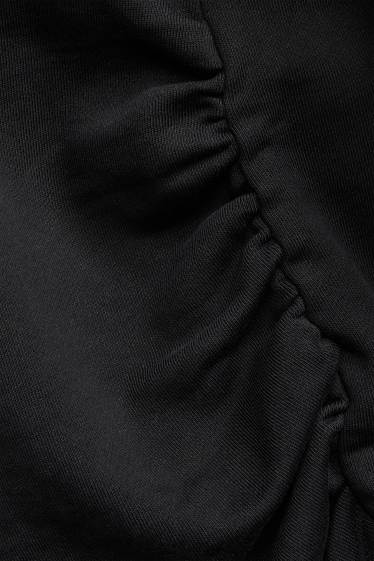 Damen - Fit & Flare Kleid - schwarz