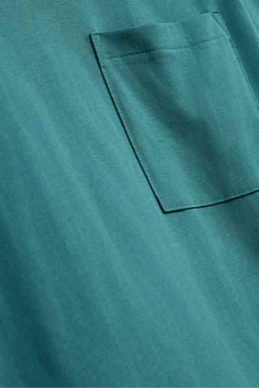 Dames - Longsleeve - relaxed fit - petrol