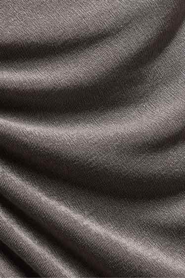 Dámské - Bodycon šaty - s třpytivým efektem - šedá