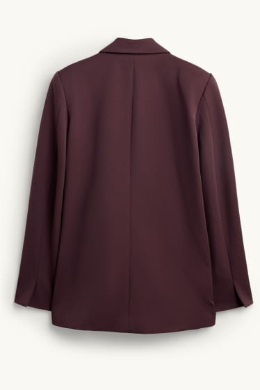 Femmes - Blazer de bureau - regular fit - bordeaux