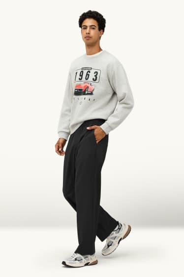 Unisexe - Pantalon - relaxed fit - noir