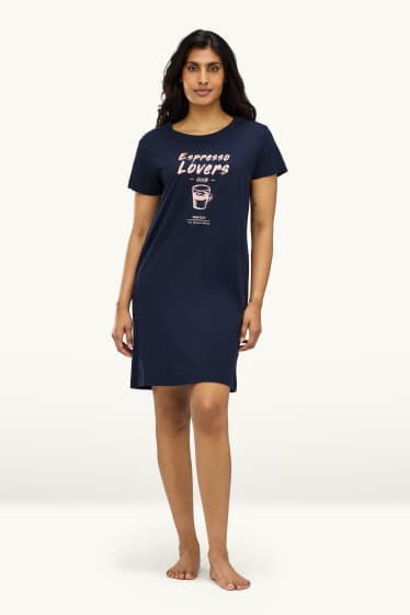 Dona - Camisa de dormir - blau fosc