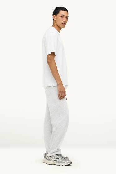 Men - Joggers - light gray-melange