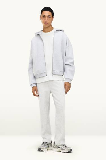 Men - Joggers - light gray-melange