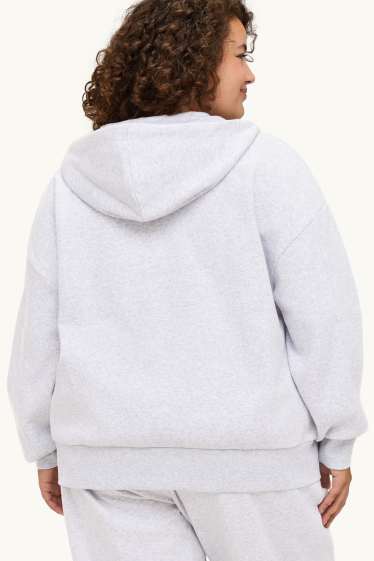 Women - Zip-through hoodie - light gray-melange