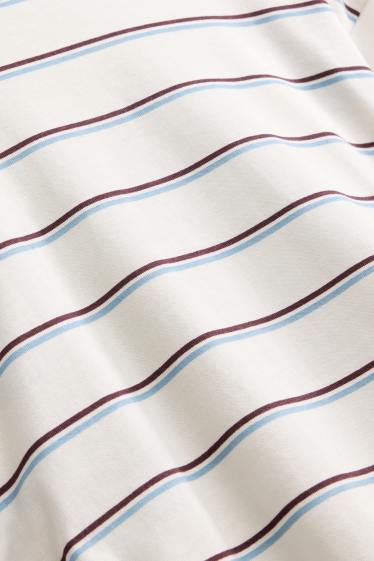 Femei - Tricou - alb / albastru deschis