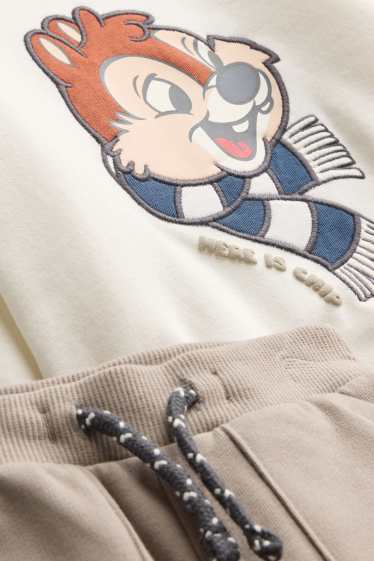 Baby Boys - Chip ‘n’ Dale - baby outfit - 2 piece - cremewhite