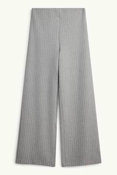 Femei - Pantaloni de trening - gri melanj