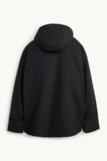 Herren - Softshelljacke - gefüttert - wasserabweisend - 4 Way Stretch - schwarz