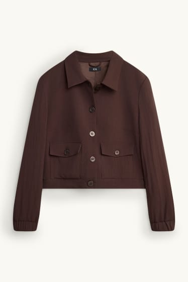 Damen - Blouson - dunkelbraun