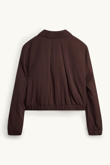 Damen - Blouson - dunkelbraun