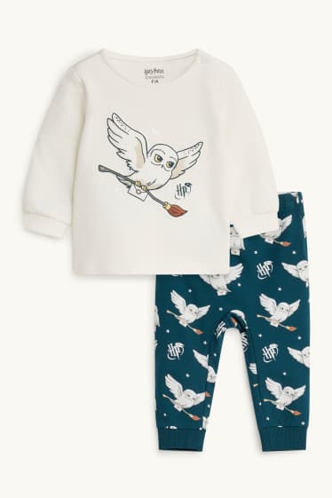 Unisex - Harry Potter - pijama bebeluși - 2 piese - alb