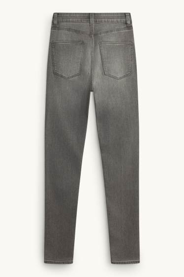Dona - Skinny jeans - high waist - texà gris