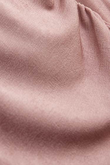 Damen - Langarmshirt - Slim Fit - zartrosa
