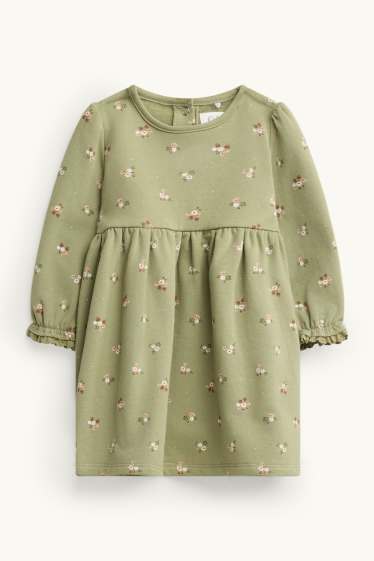 Neonate - Fiorellini - completo per neonate - 2 pezzi - verde chiaro