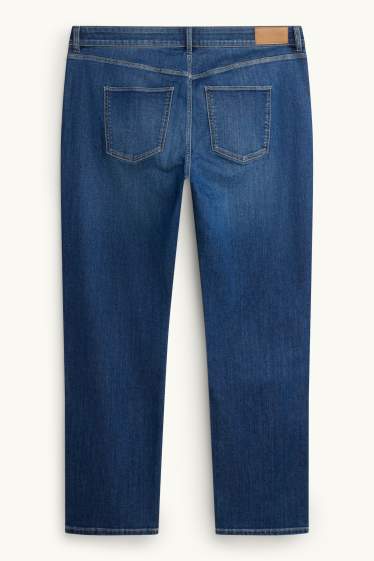 Femmes - Straight jean - mid waist - LYCRA® - jean bleu