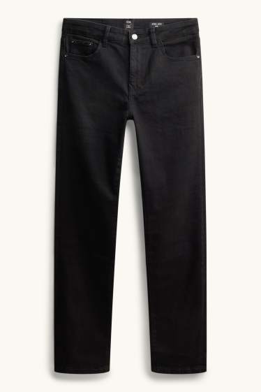 Dames - Slim jeans - mid waist - shaping jeans - zwart