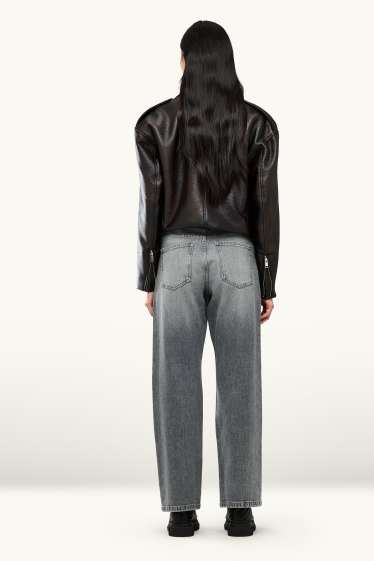 Femmes - Baggy jean - mid waist - jean gris