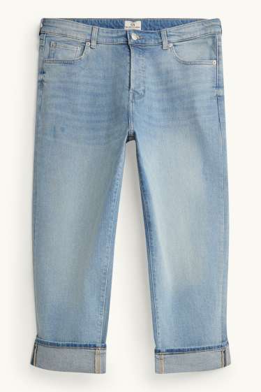 Femmes - Boyfriend jean - mid waist - jean bleu