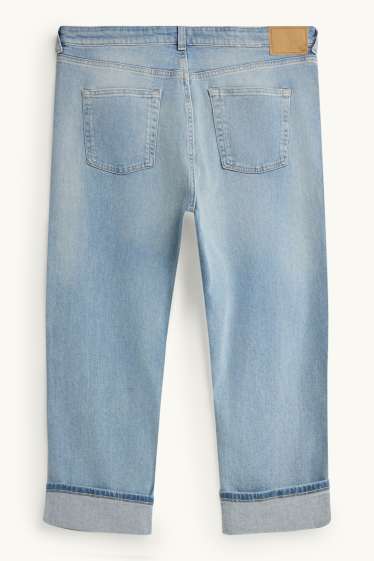 Femmes - Boyfriend jean - mid waist - jean bleu