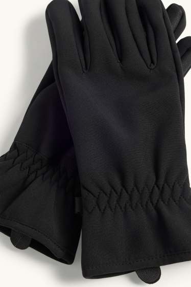 Kinder Buben - Handschuhe - schwarz