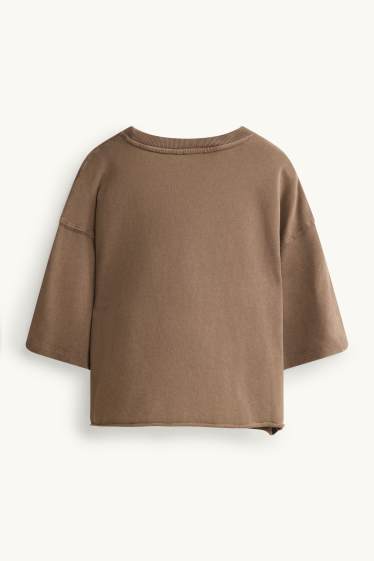 Women - T-shirt - taupe