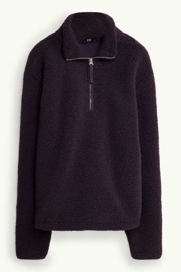 Women - Fleece jumper - purple