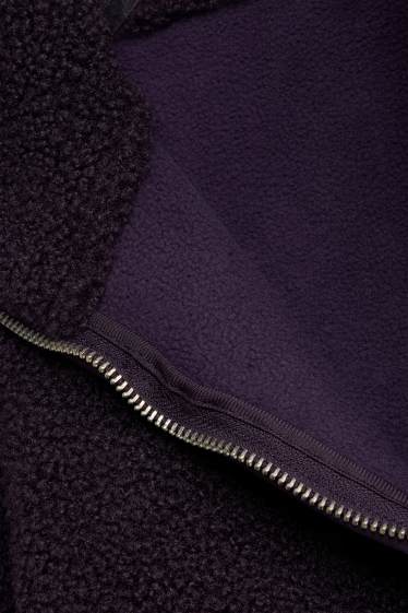 Women - Fleece jumper - purple