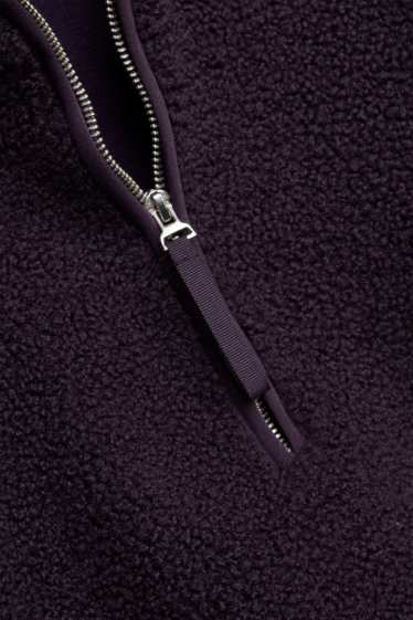 Women - Fleece jumper - purple