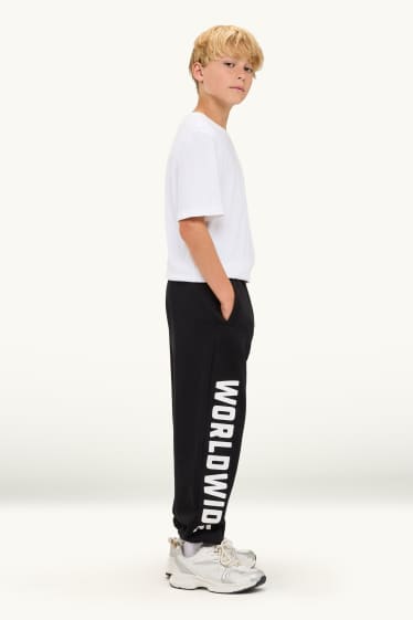 Enfants garçons - Lot de 2 - pantalon de jogging - vert foncé / noir