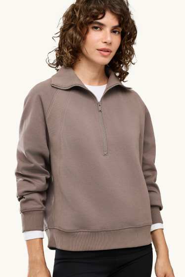 Femmes - Sweat - taupe