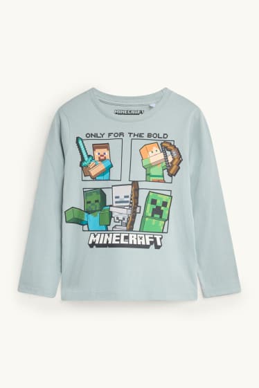 Enfants garçons - T-shirt manches longues - bleu clair