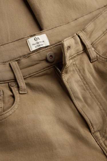 Hommes - Straight jean - Flex jog denim - LYCRA® - kaki