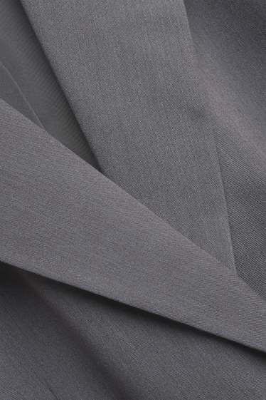 Dames - Business blazer - slim fit - grijs
