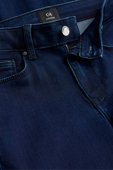 Dona - Straight Jeans - mid waist - texà blau fosc