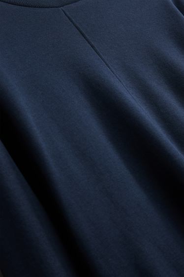 Femmes - Haut à manches longues - relaxed fit - bleu foncé